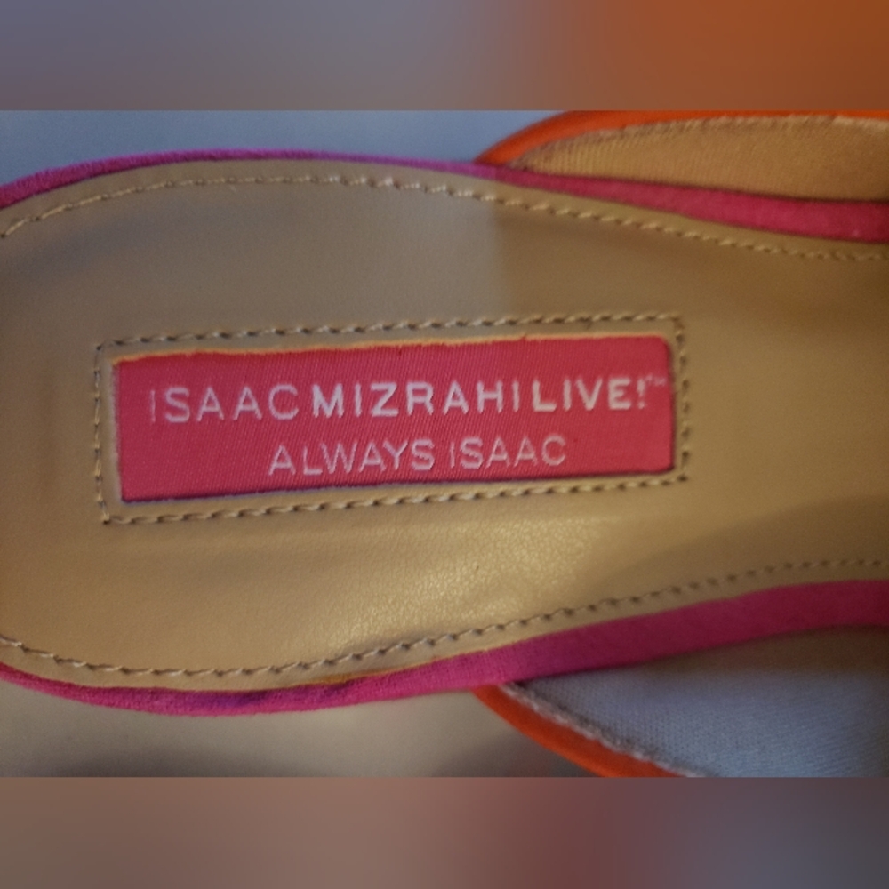 Isaac Mizrahi Slip On Mules, Size 9m, Not Used - Picture 2 of 6